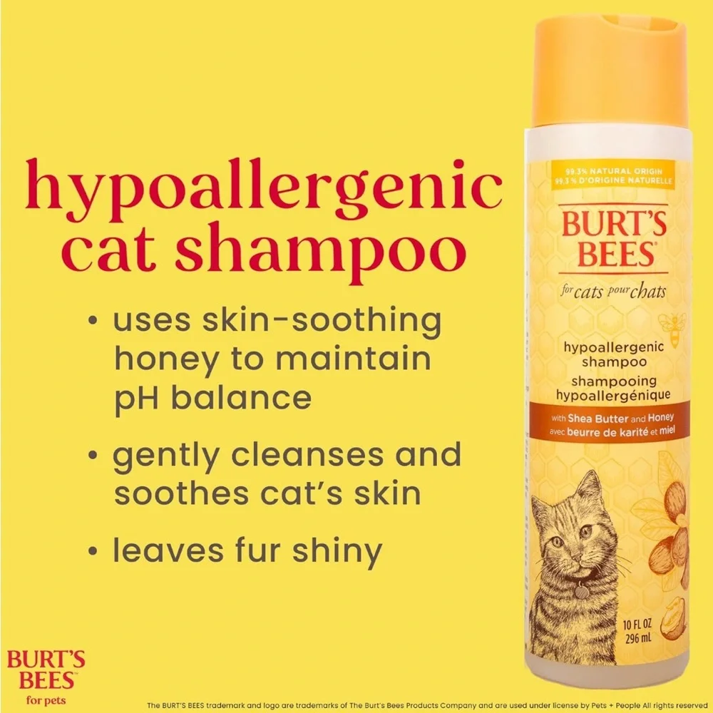 Burt's Bees Hypoallergenic Cat Shampoo NWOT